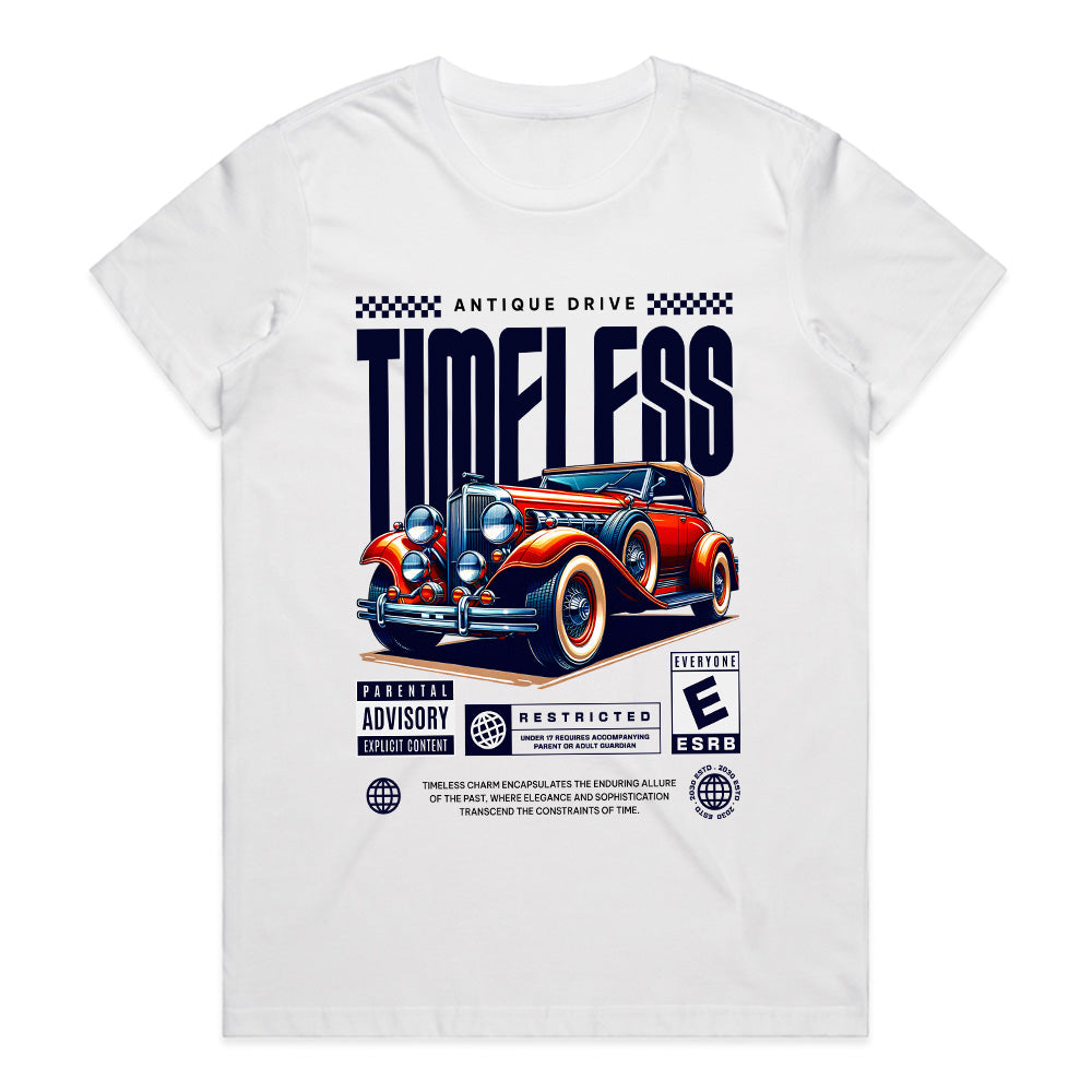 Timeless Antique Drive – Vintage Luxury Car Retro Vibe T-Shirt