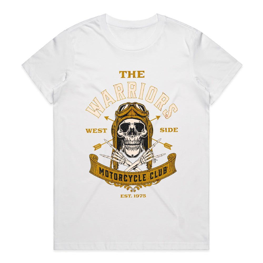 The Warriors Motorcycle Club T-Shirt – Skull Rider Biker Tee