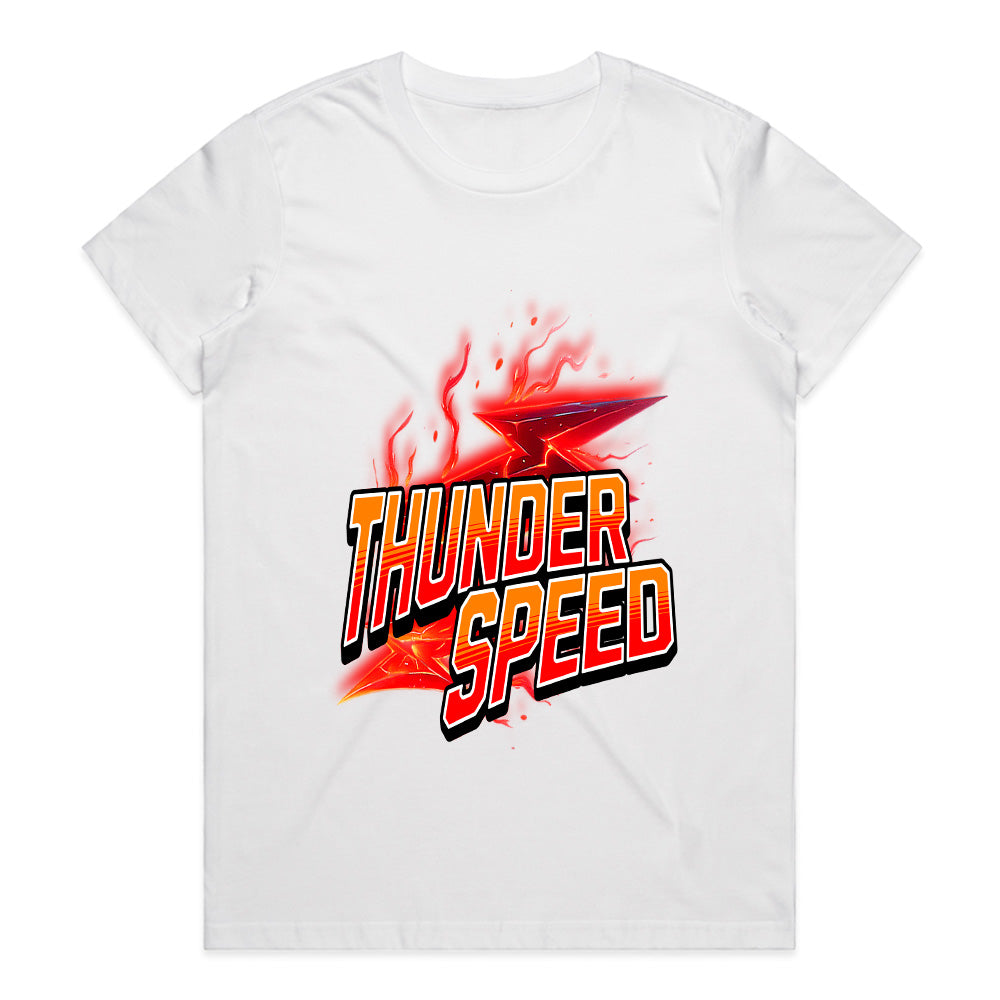 Thunder Speed – Lightning Bolt Power Racing T-Shirt