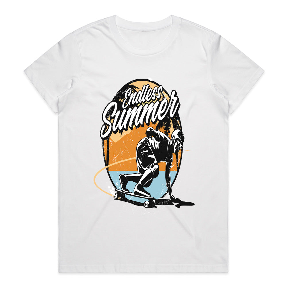 Endless Summer – Sunset Skate Vibes Tee