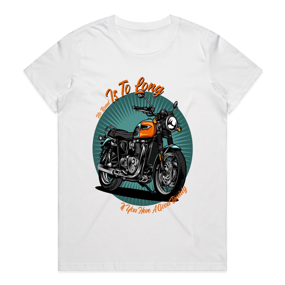 Ride Brotherhood – Road Never Ends Tee