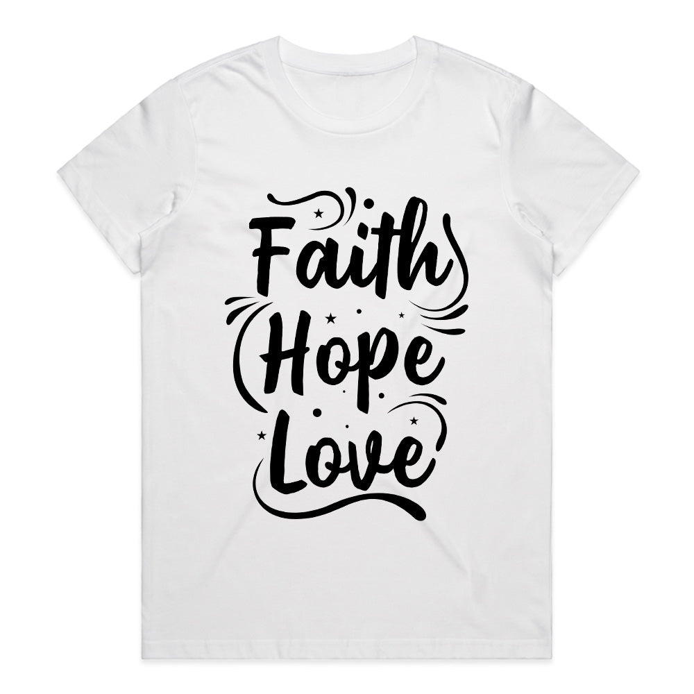 Eternal Elements – Faith Hope Love Tee