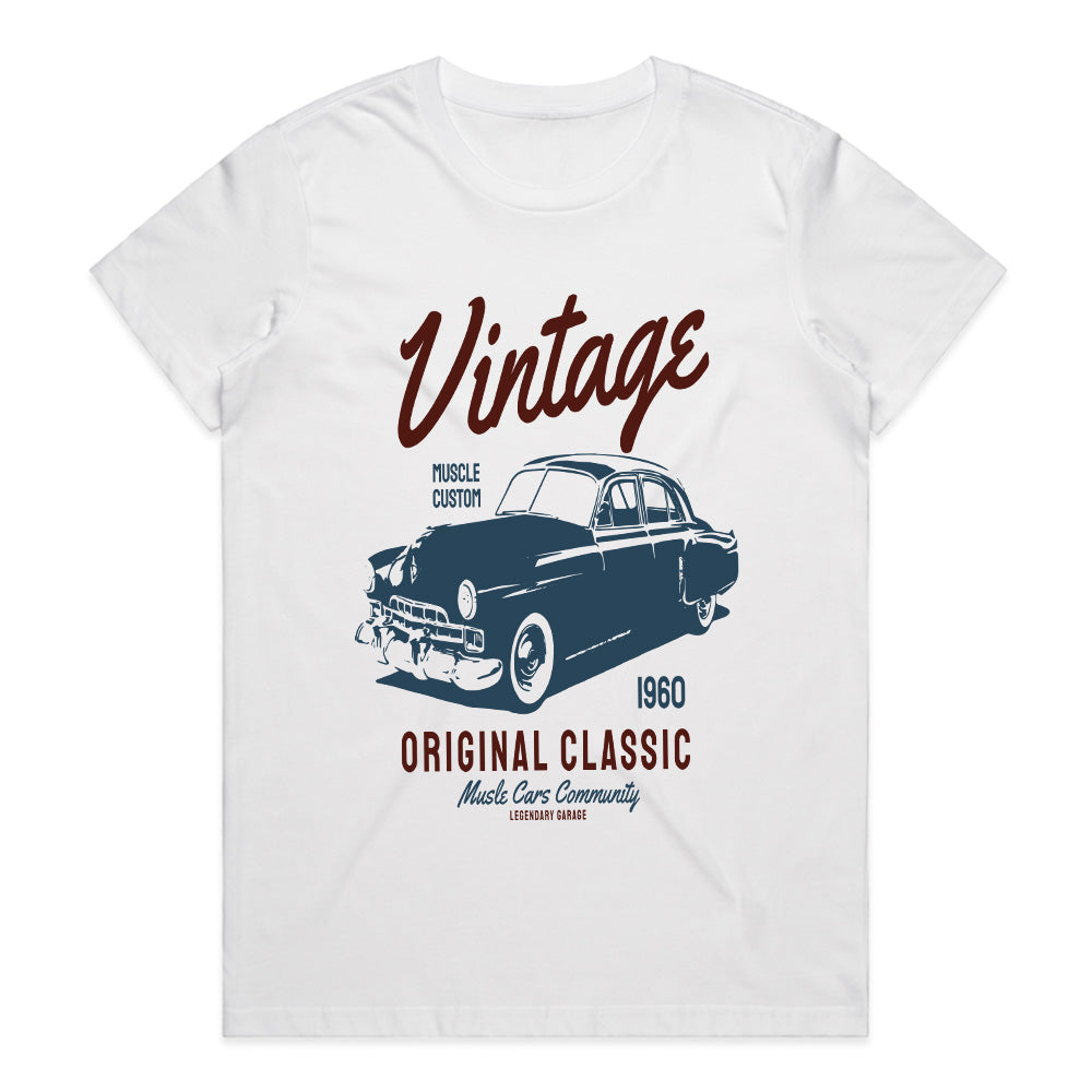 Timeless Torque – 1960 Vintage Classic Tee