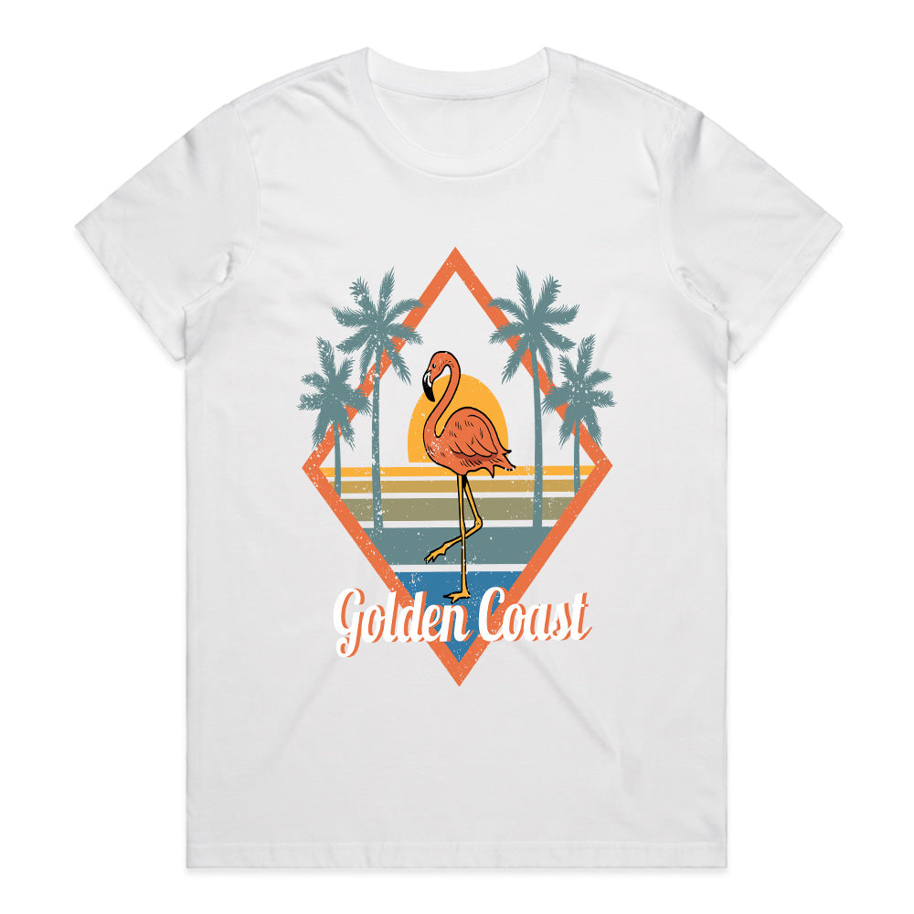Golden Coast Flamingo Tee