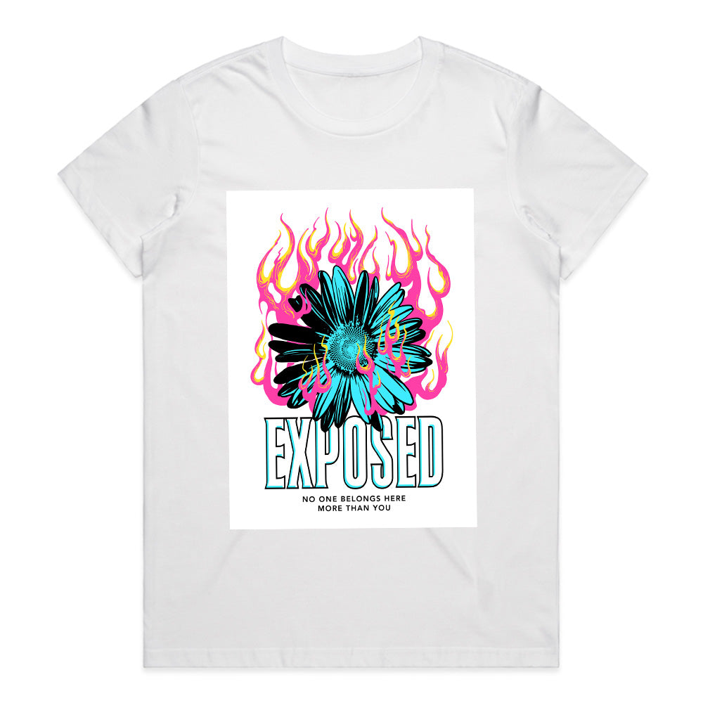 Exposed Inferno Bloom Tee