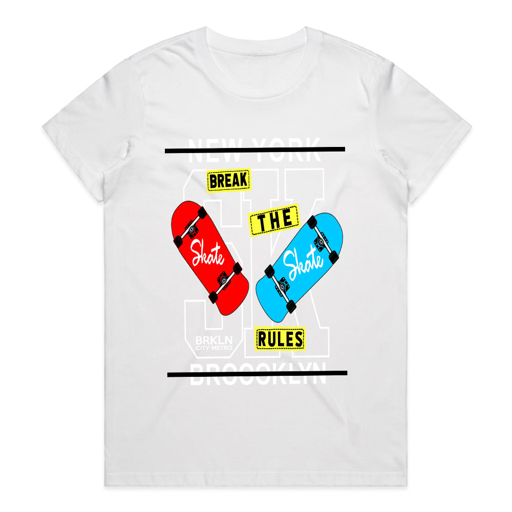 Skate Rebellion: Brooklyn Street Vibe Tee