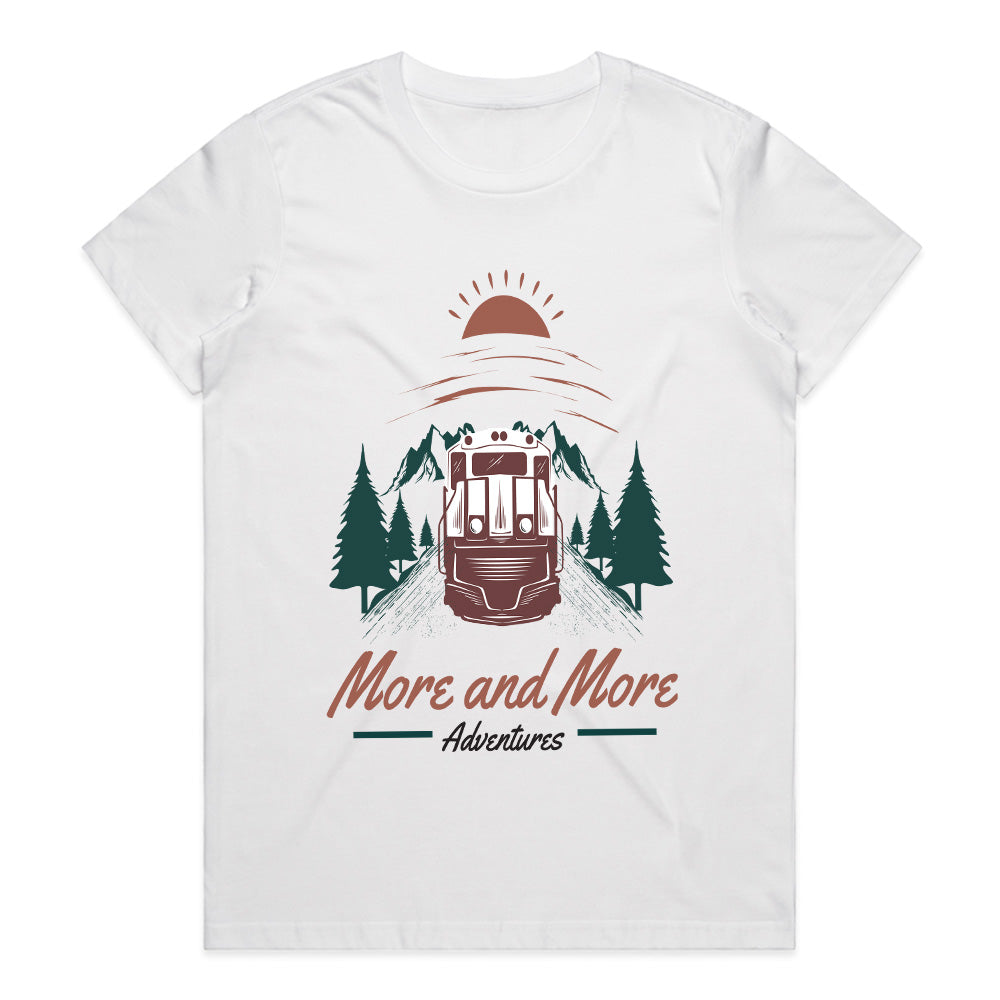 Rails & Horizons – More Adventure Tee