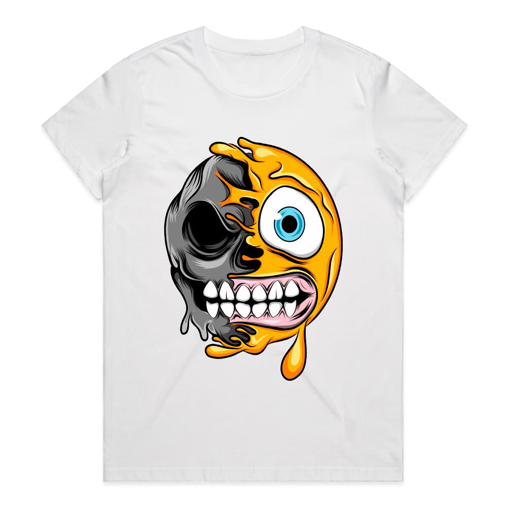 Meltdown Mood: Dual Chaos Face Tee