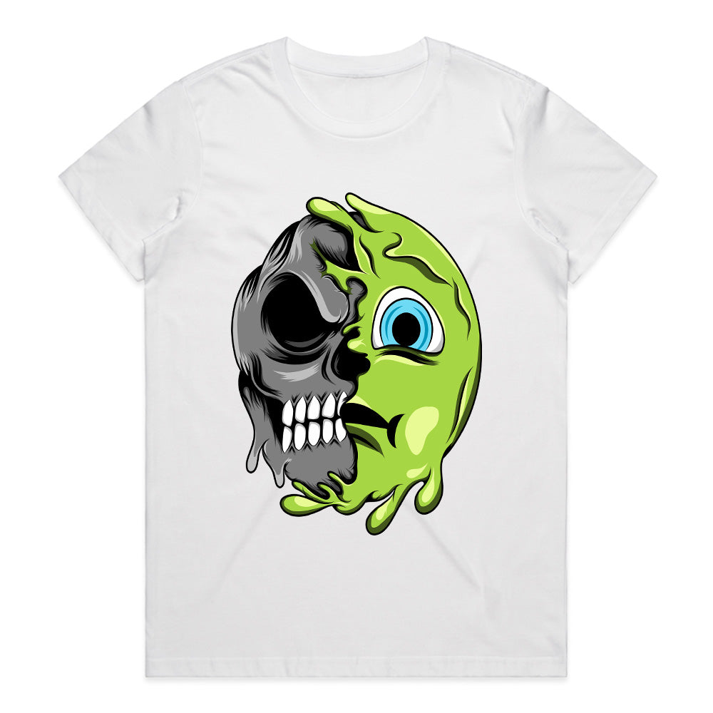 Half Alive, Half Melted: Toxic Split Face Tee