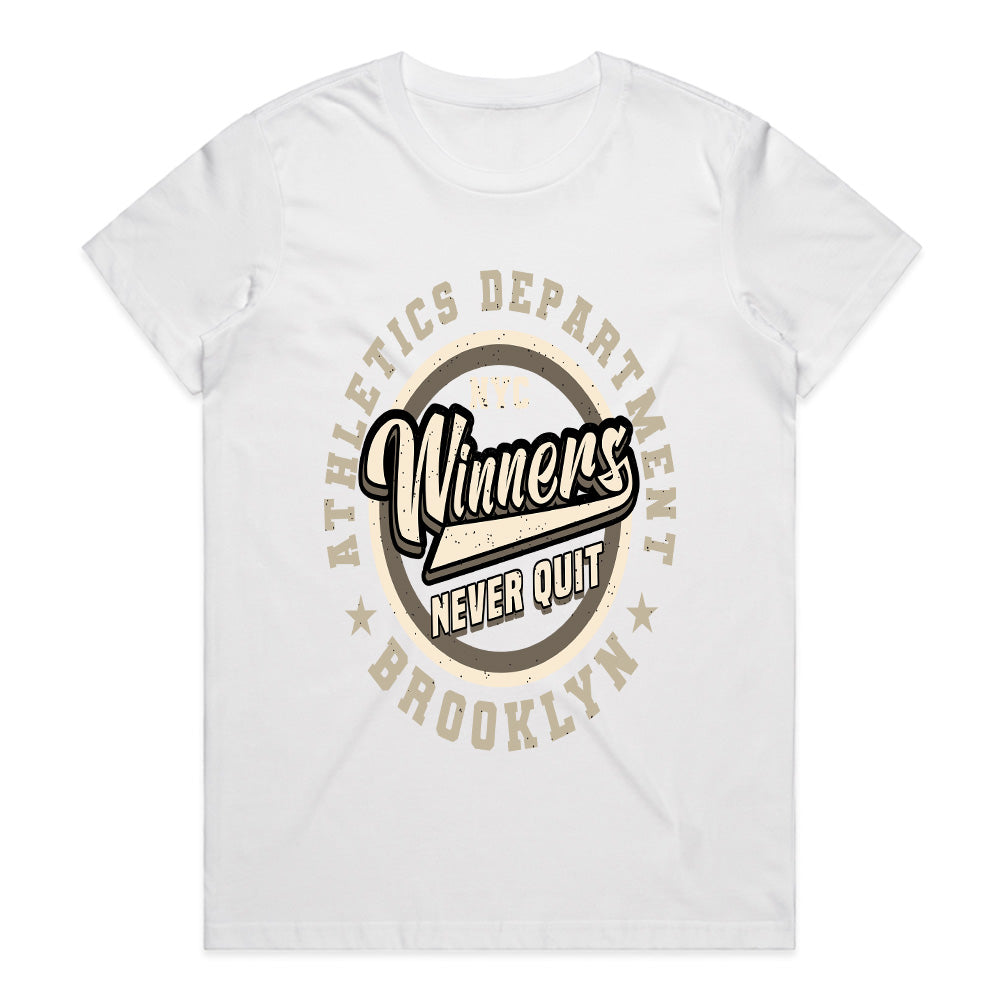 Winners Never Quit Brooklyn Tee