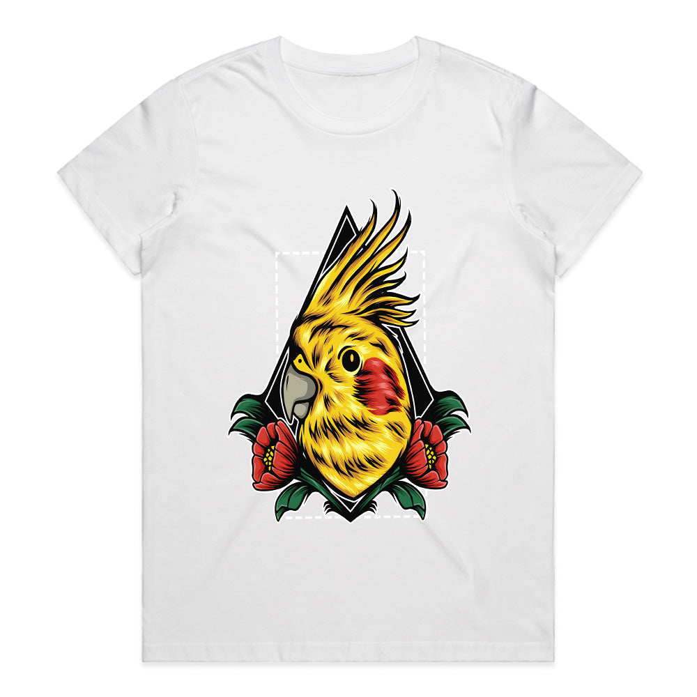 Tropical Majesty Cockatiel Tee