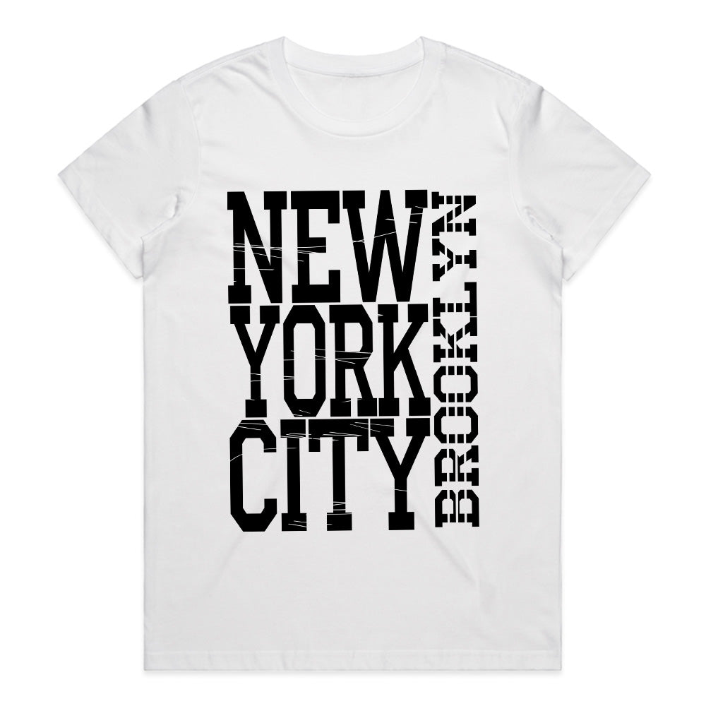 Brooklyn Shadow: NYC Monochrome Stealth Tee