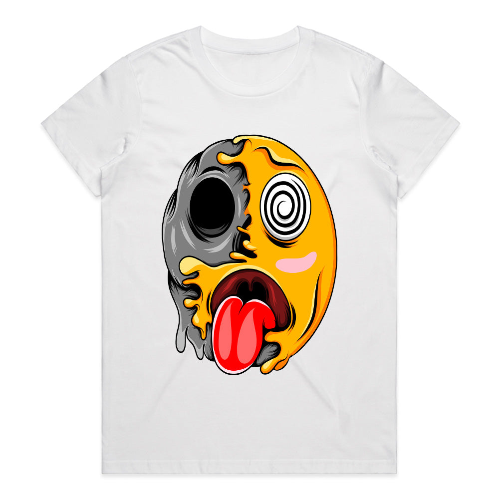 Twisted Mood: Spiral Chaos Face Tee