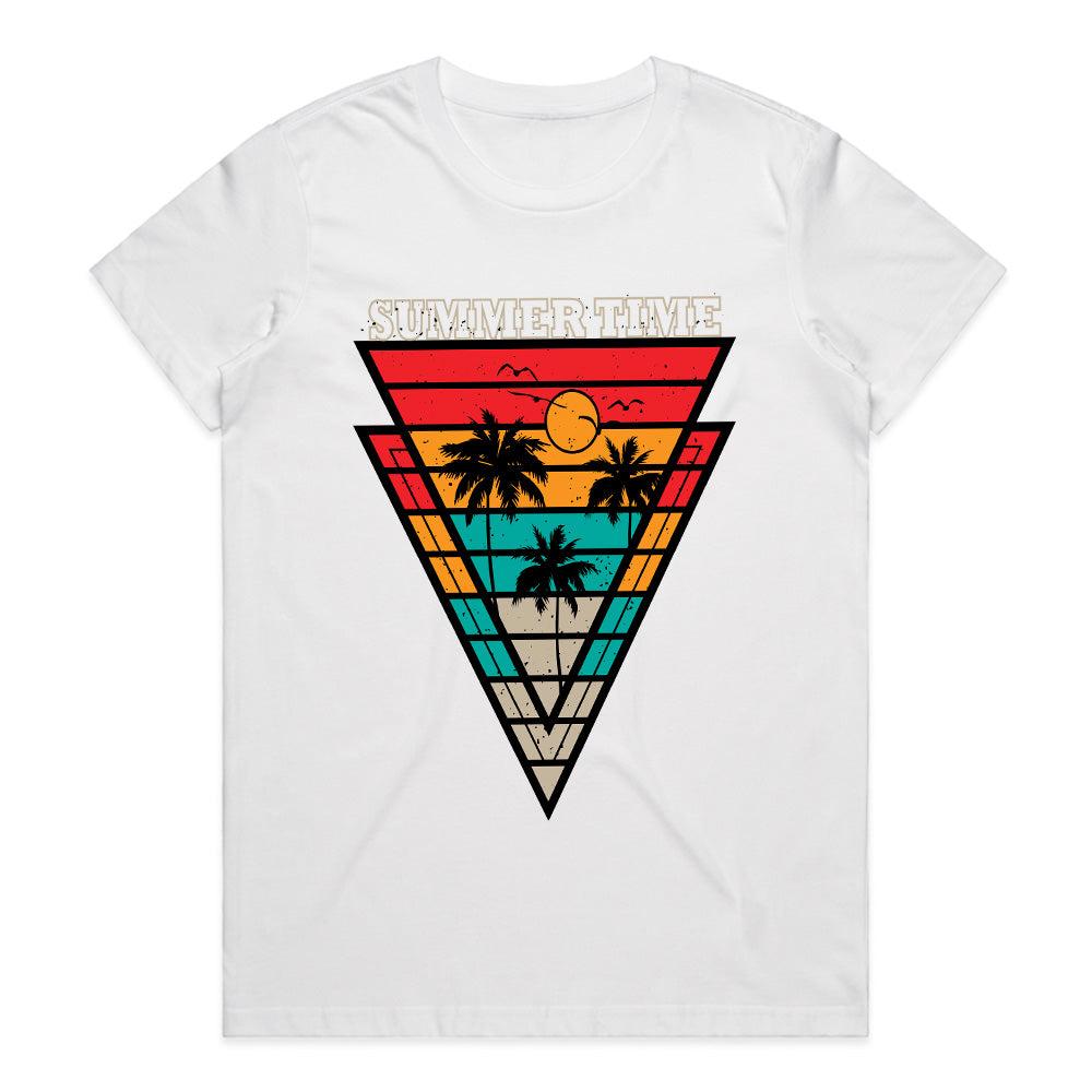 Retro Vibes: Sunset Pyramid Summer
