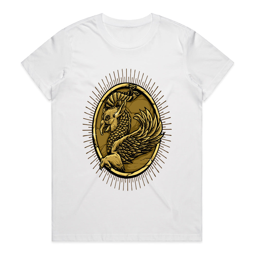 Golden Griffin - Mythical Beast Art Tee