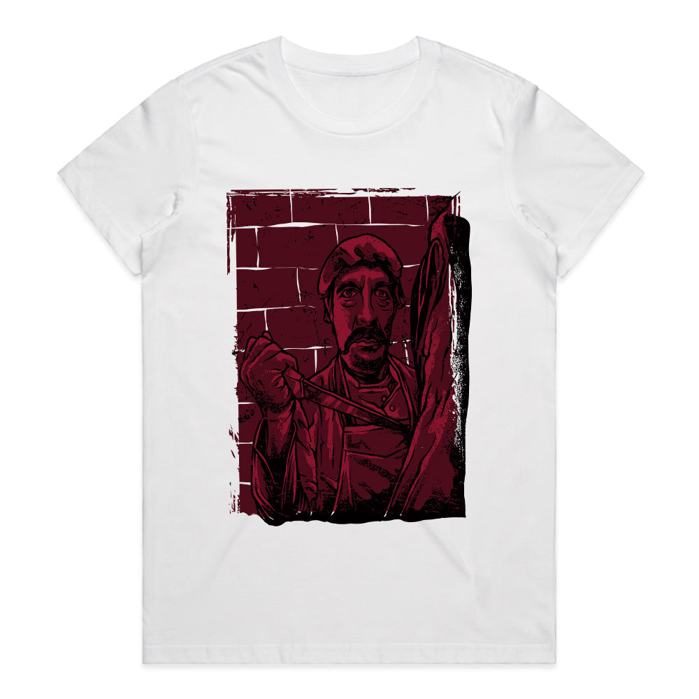 The Butcher's Gaze – Crimson Kitchen Tee