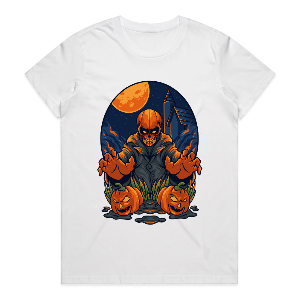 Pumpkin Reaper: Midnight Harvest Horror Tee