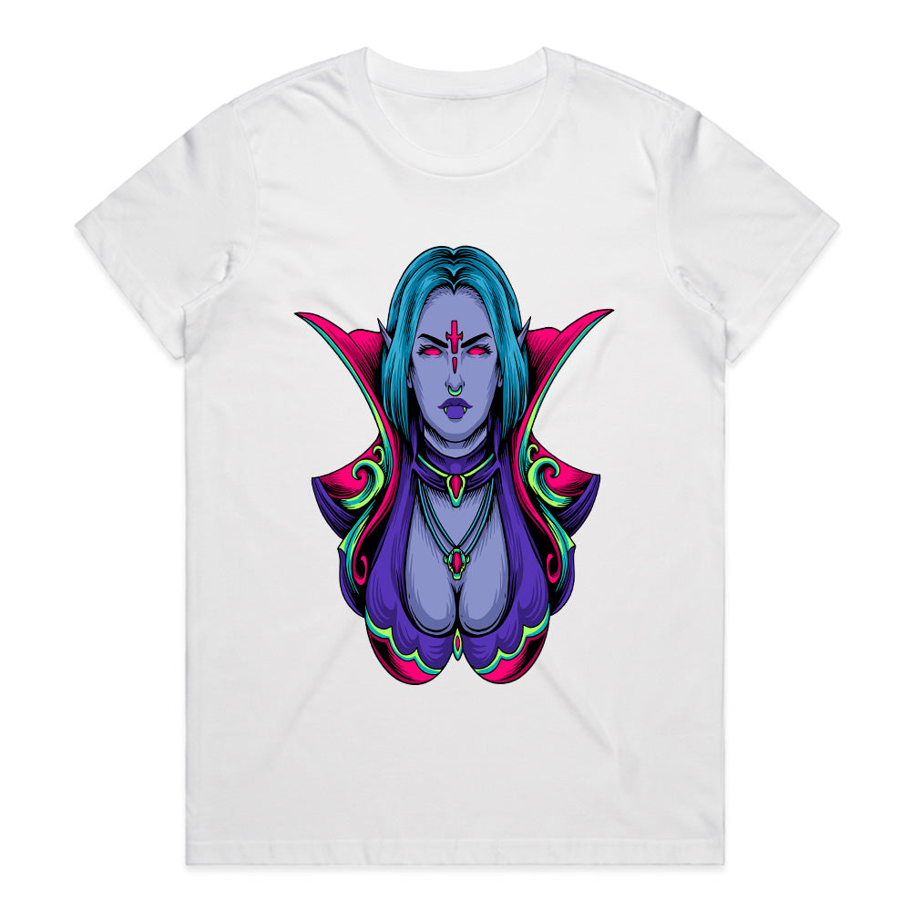 Sorceress of the Abyss: Neon Enchantress Tee