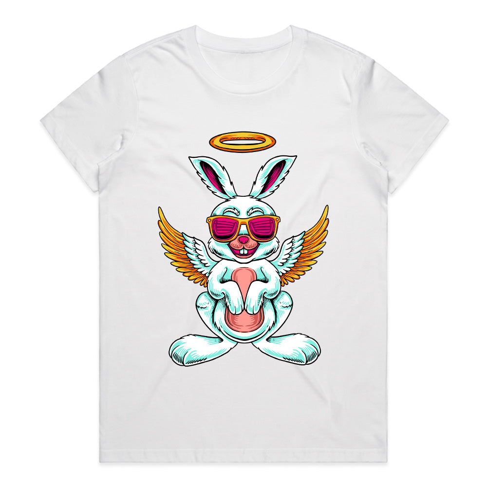 Heavenly Hop: Cool Angel Bunny Tee