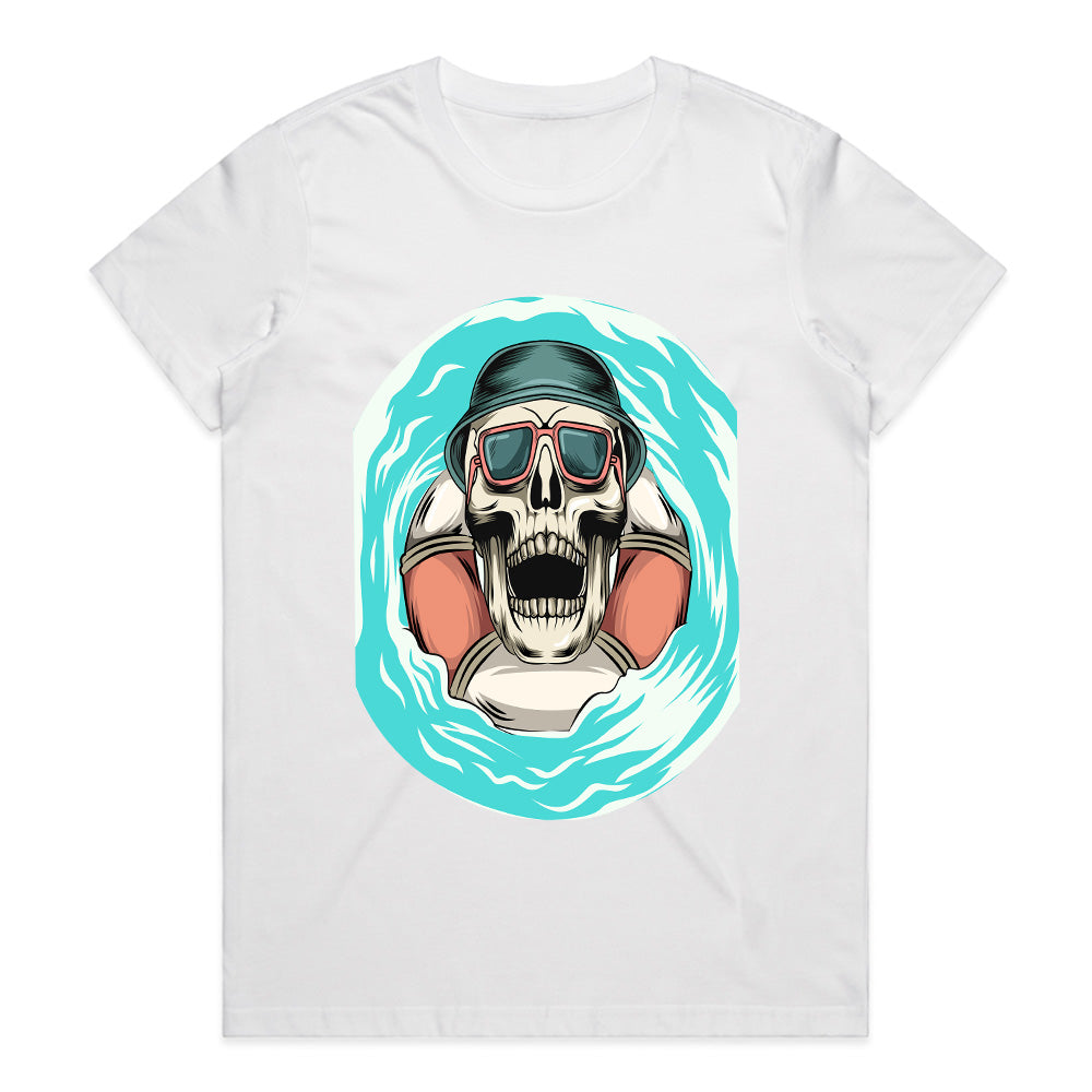 Wave Rider Skull Tee