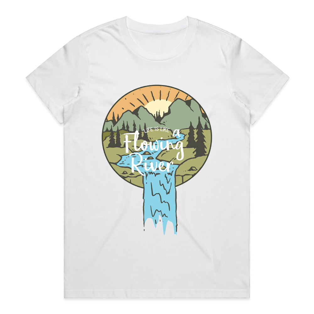 Flowing River - Journey of Life Tee