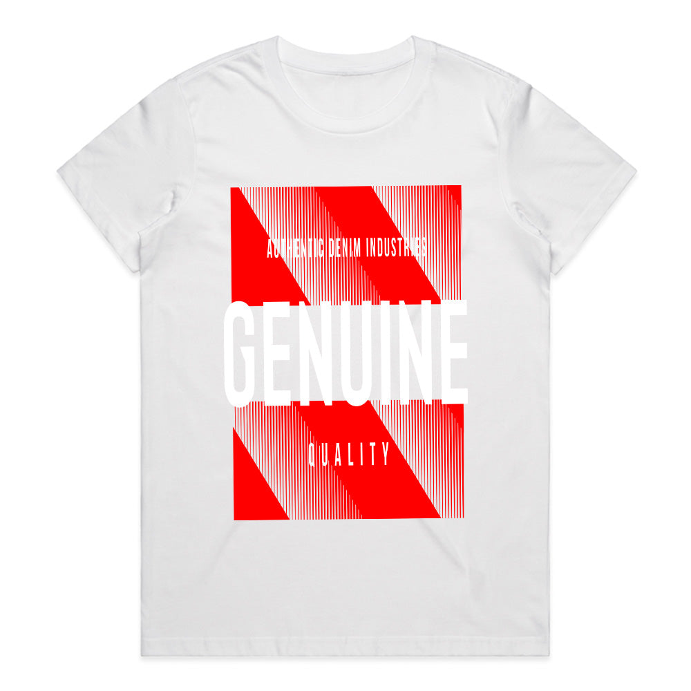 Genuine Quality: Authentic Denim Industries Tee