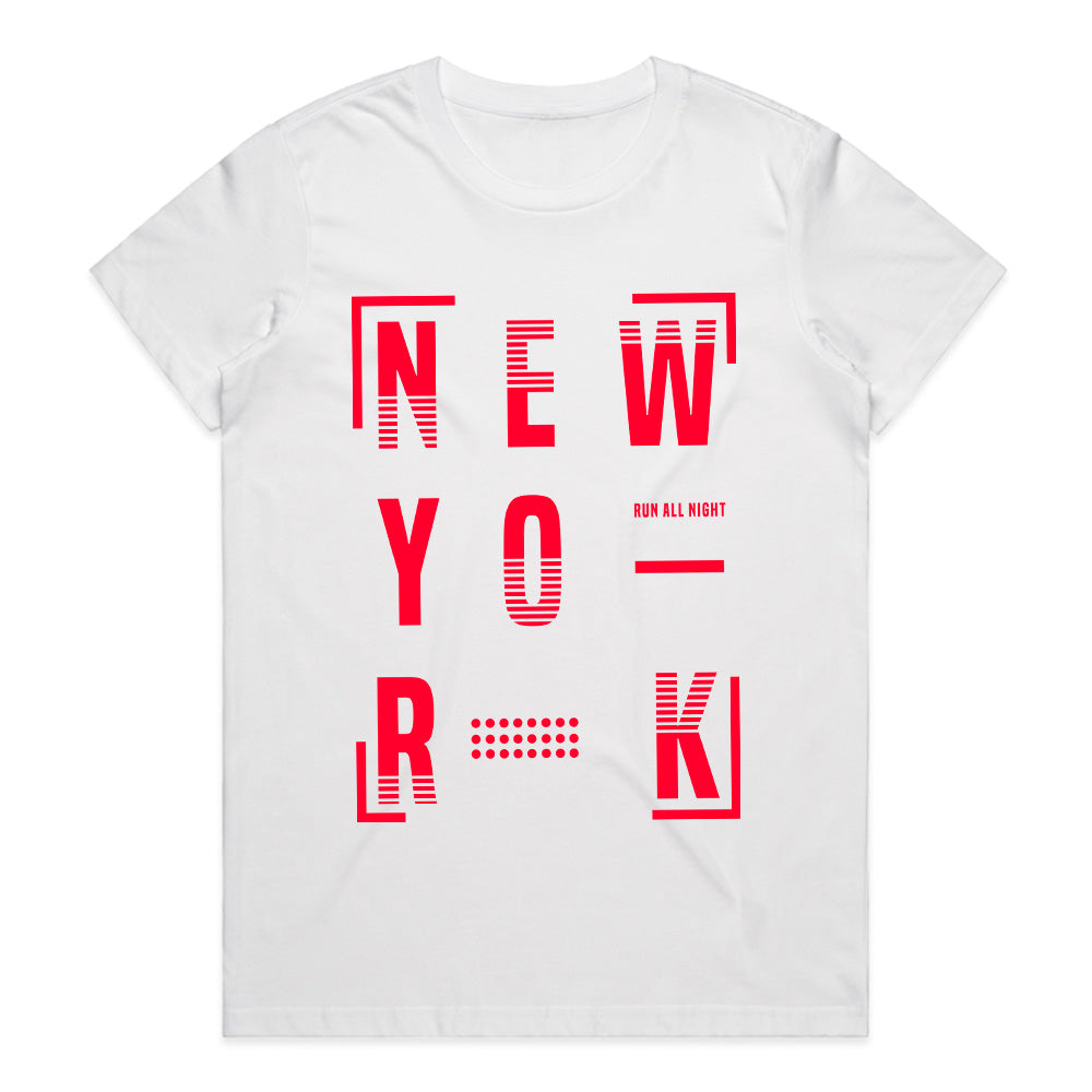 Neon Pulse NYC Night Runner Tee