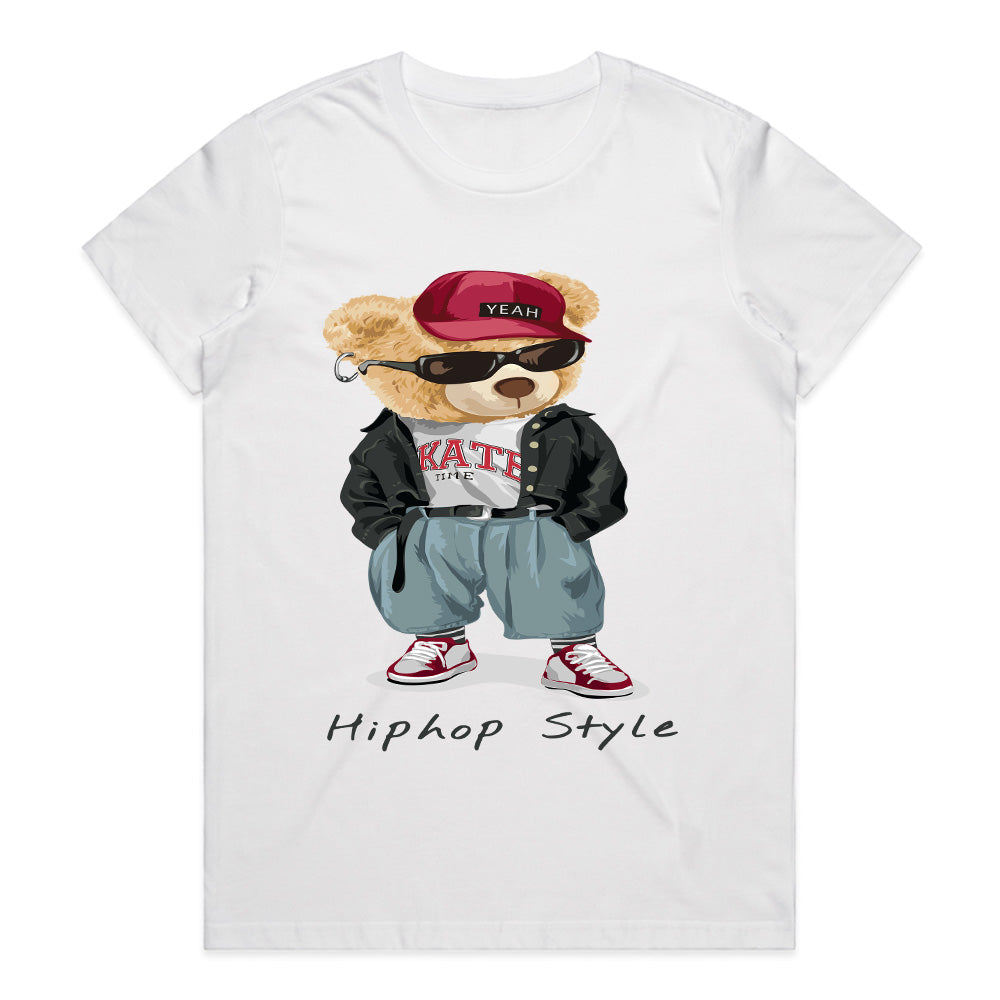 Street Bear Vibe: Hip-Hop Style Tee