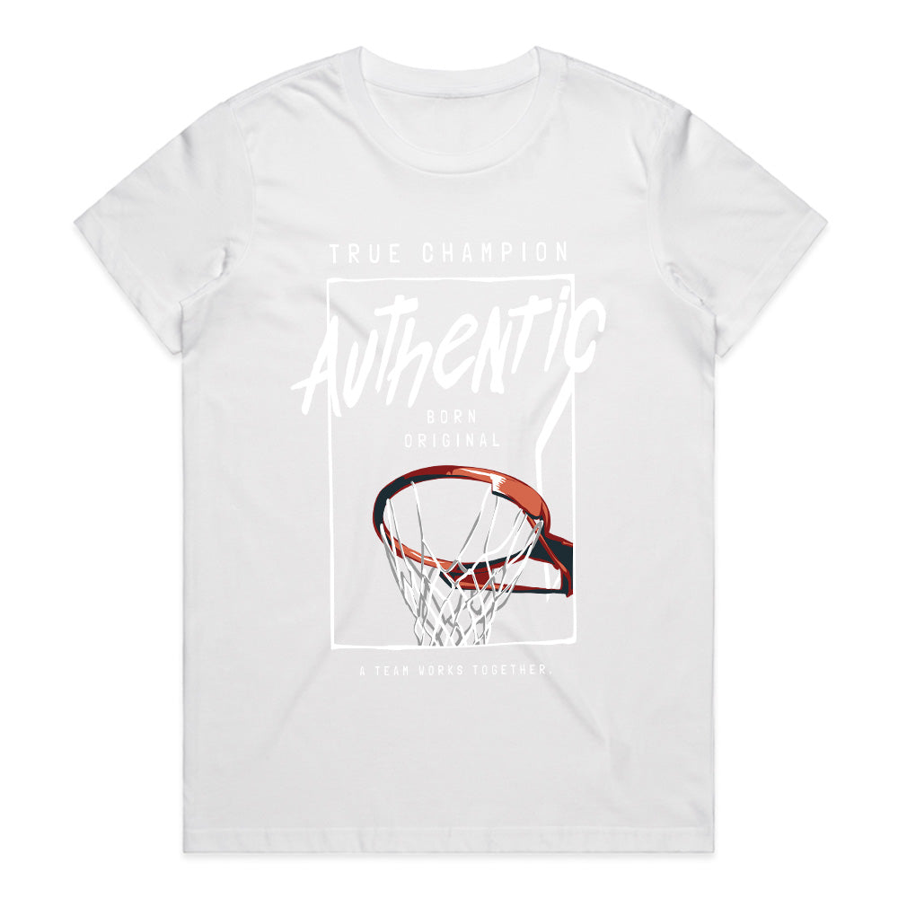 Authentic Champion: Born Original Basketball Tee