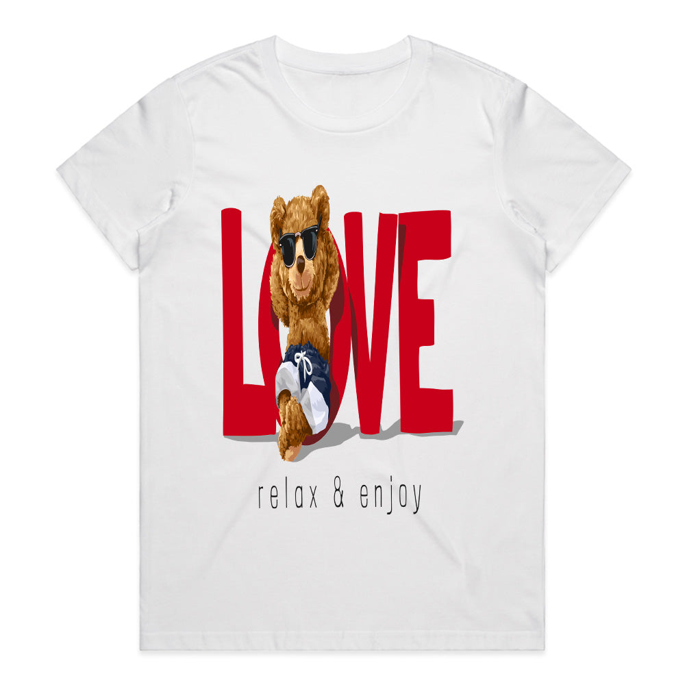 Cool Love Bear: Chill Vibes Tee