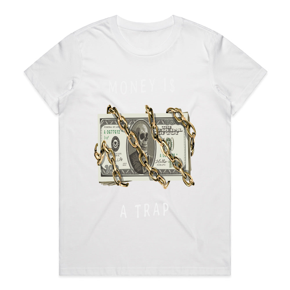 Money Trap: Chained Cash Reality Tee