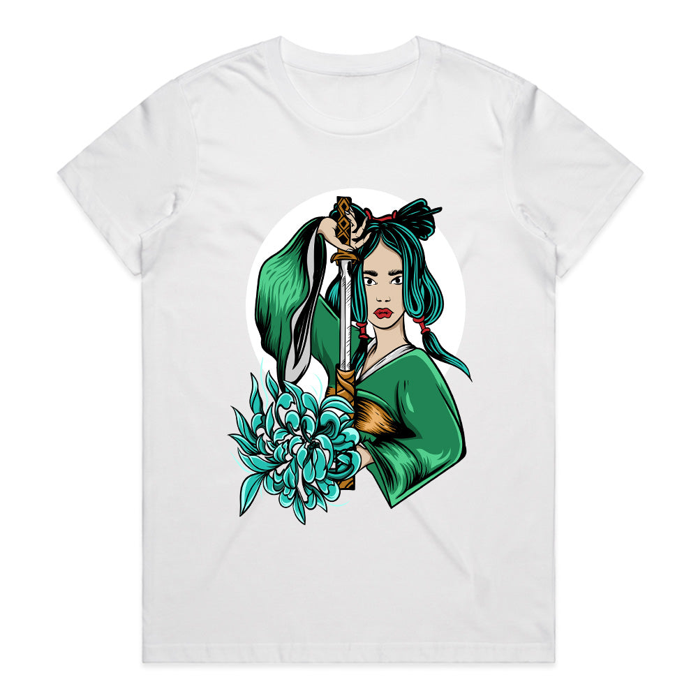 Samurai Blossom: Warrior Spirit Tee