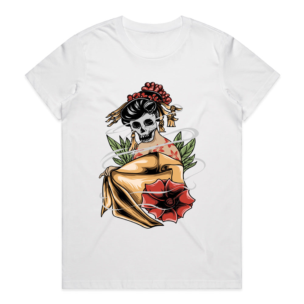 Geisha of the Afterlife: Eternal Beauty Tee