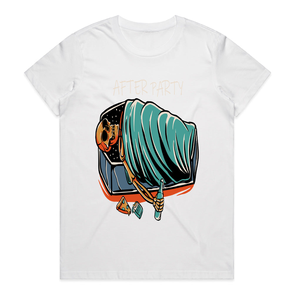 Afterlife Hangover: After Party Skeleton Tee