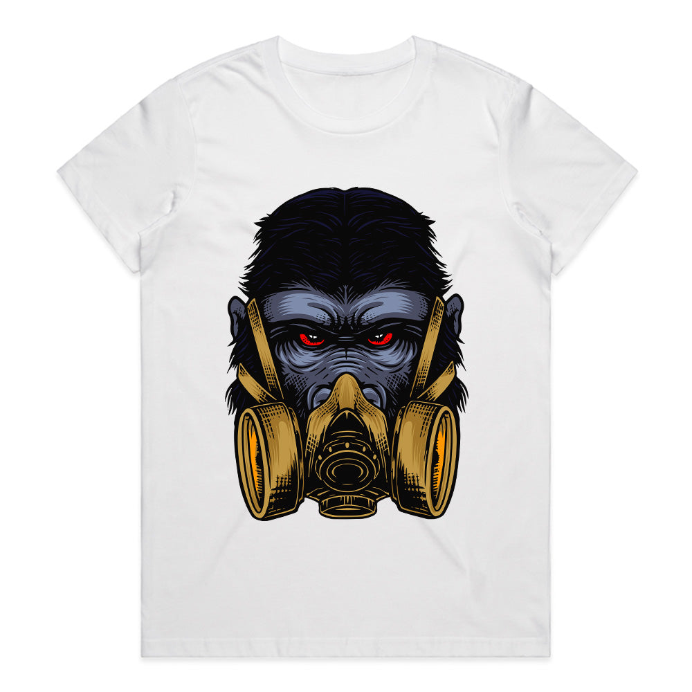 Primal Hazard – Gas Mask Gorilla Tee