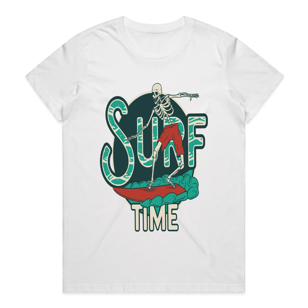 Eternal Wave – Skeleton Surf Time Tee