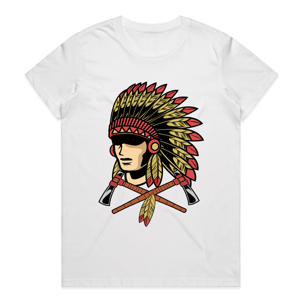 Heritage Valor – Tribal Warrior Crest Tee