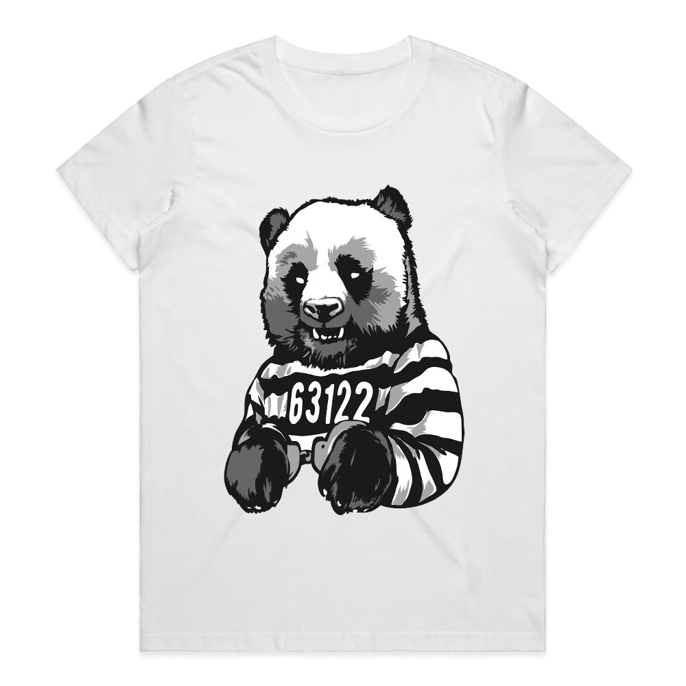 Outlaw Panda: Behind Bars Tee