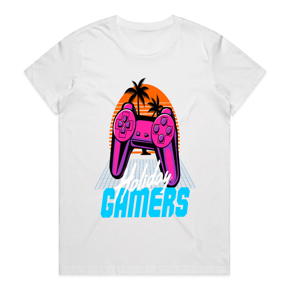 Holiday Gamers – Retro Vibe Controller Tee