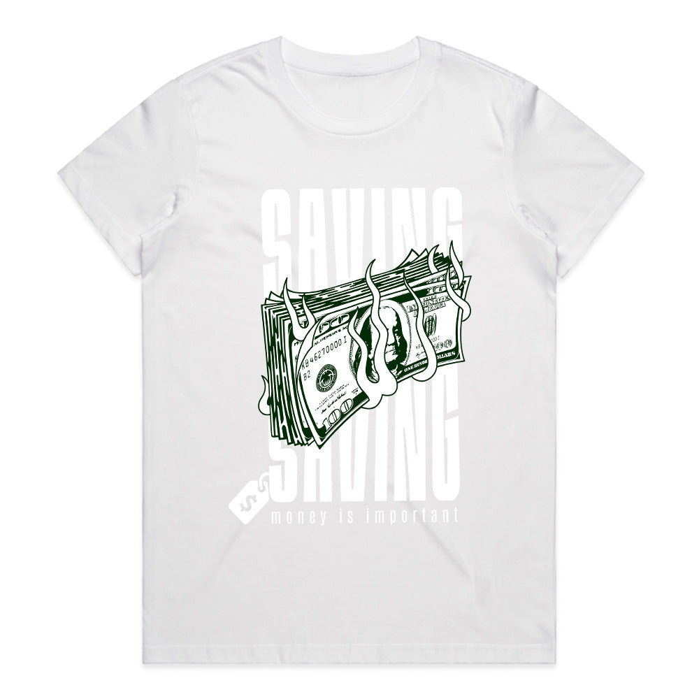 Money Matters: Saving is Power Tee