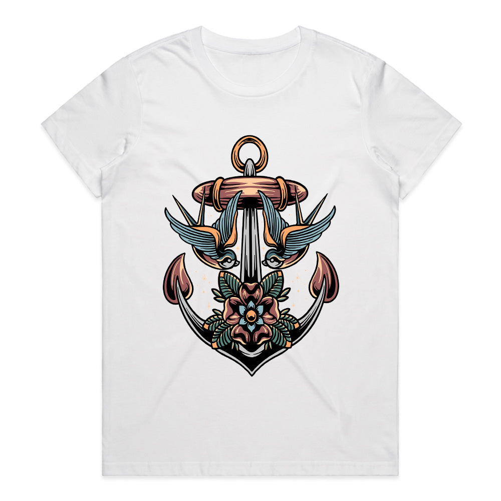 Sailor’s Promise – Swallows & Anchor Vintage Tee