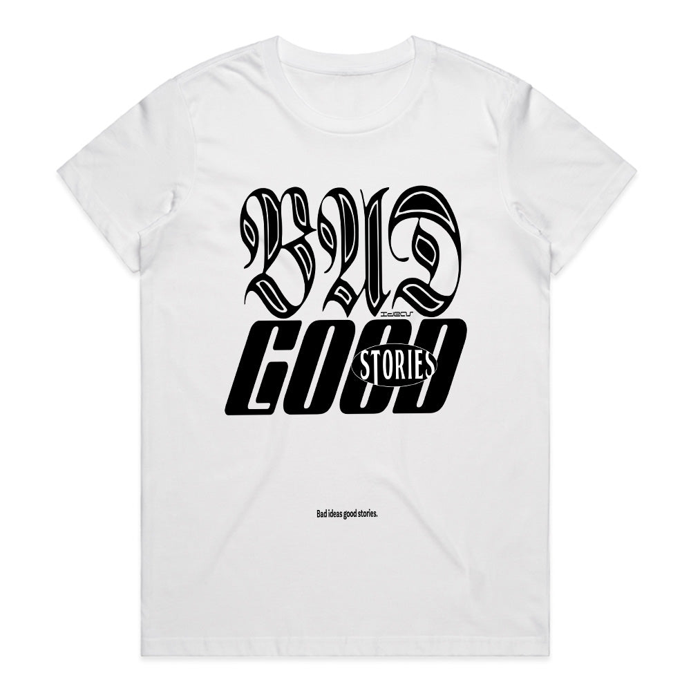 Chaos Ink™ Bad Ideas, Good Stories Tee