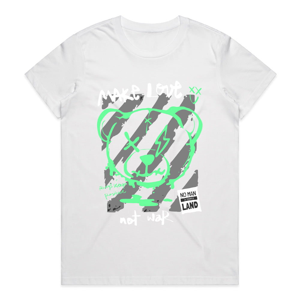 Peace Graff: Make Love Not War Tee