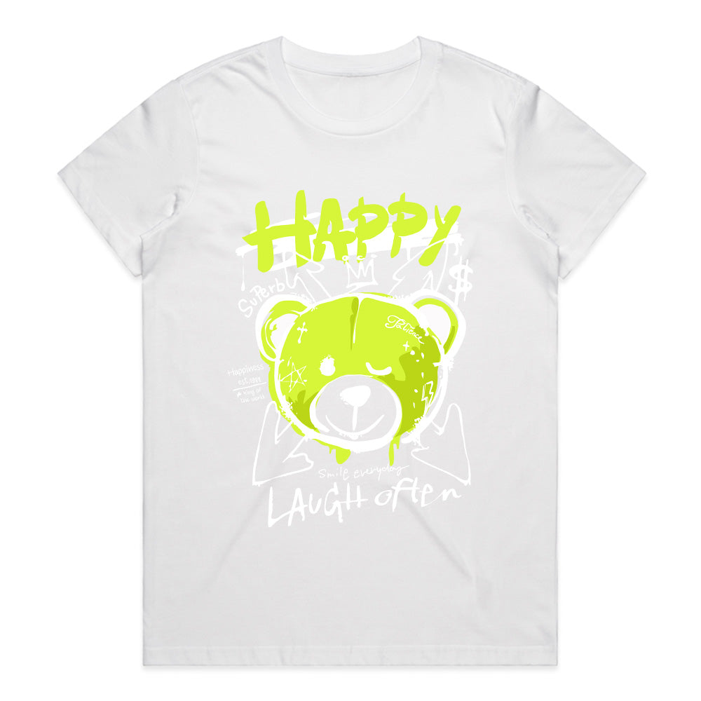Glow Mode: Happy Vibes Bear Tee