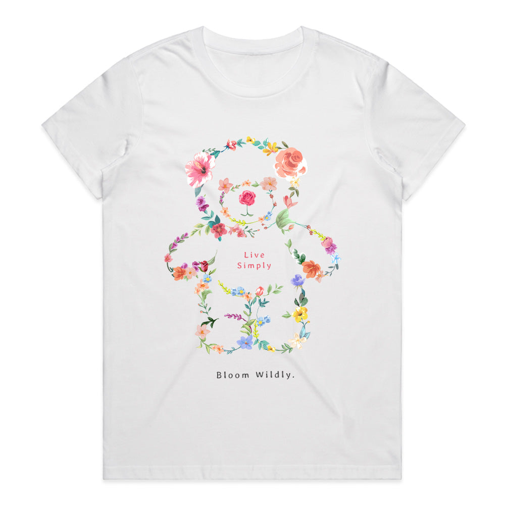 Floral Soul™ Serenity Bear Tee