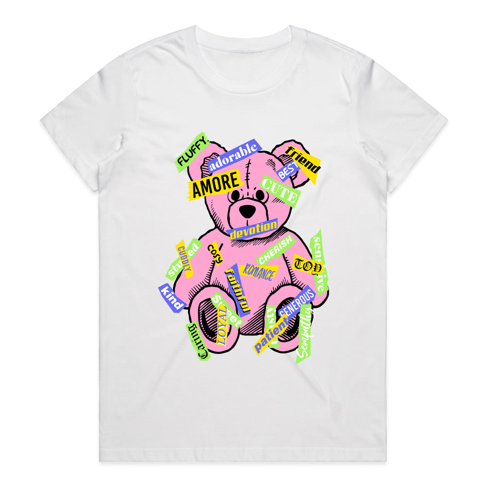 Patchwork of Love: Amore Bear Tee