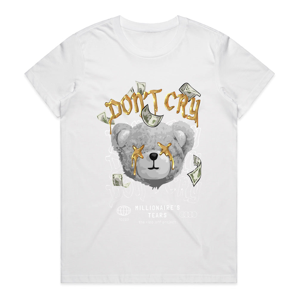 Millionaire's Tears – Don’t Cry Luxe Bear Tee