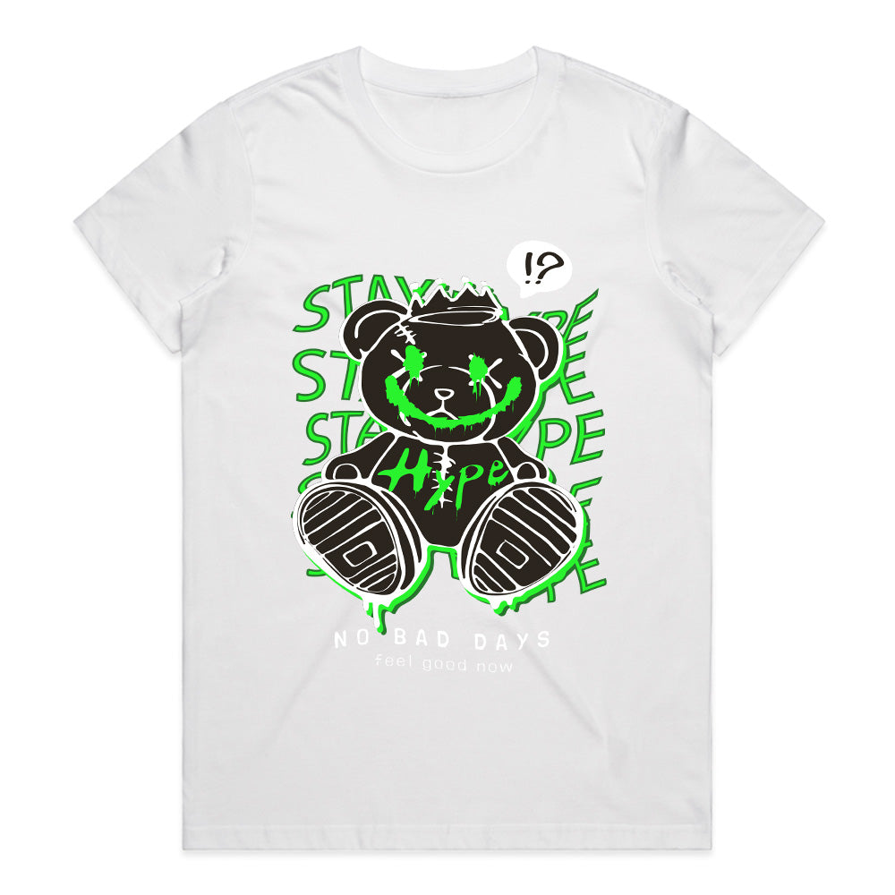 Hope Drip – No Bad Days Neon Bear Tee