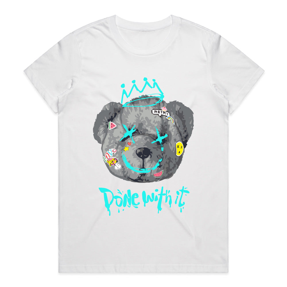 Crowned Breakdown – Done With It Bear Tee