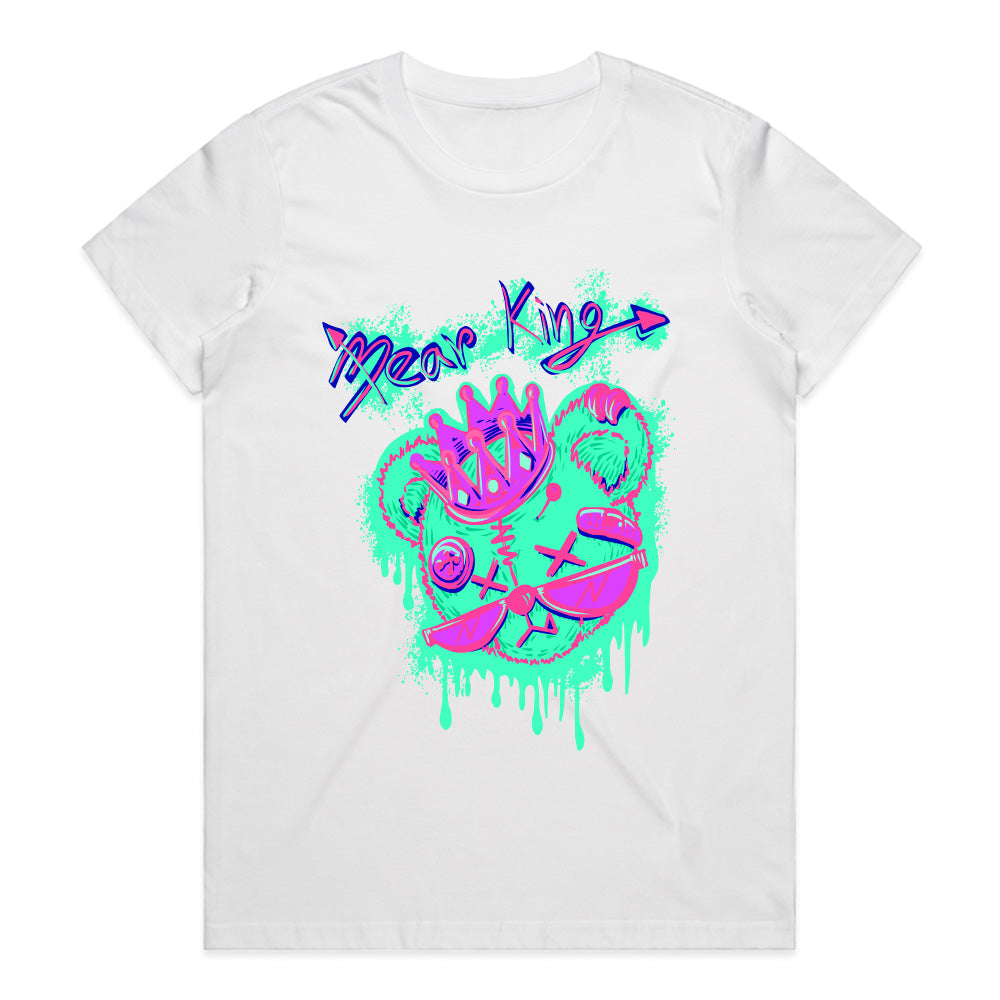 Neon Throne – Bear King Drip Tee